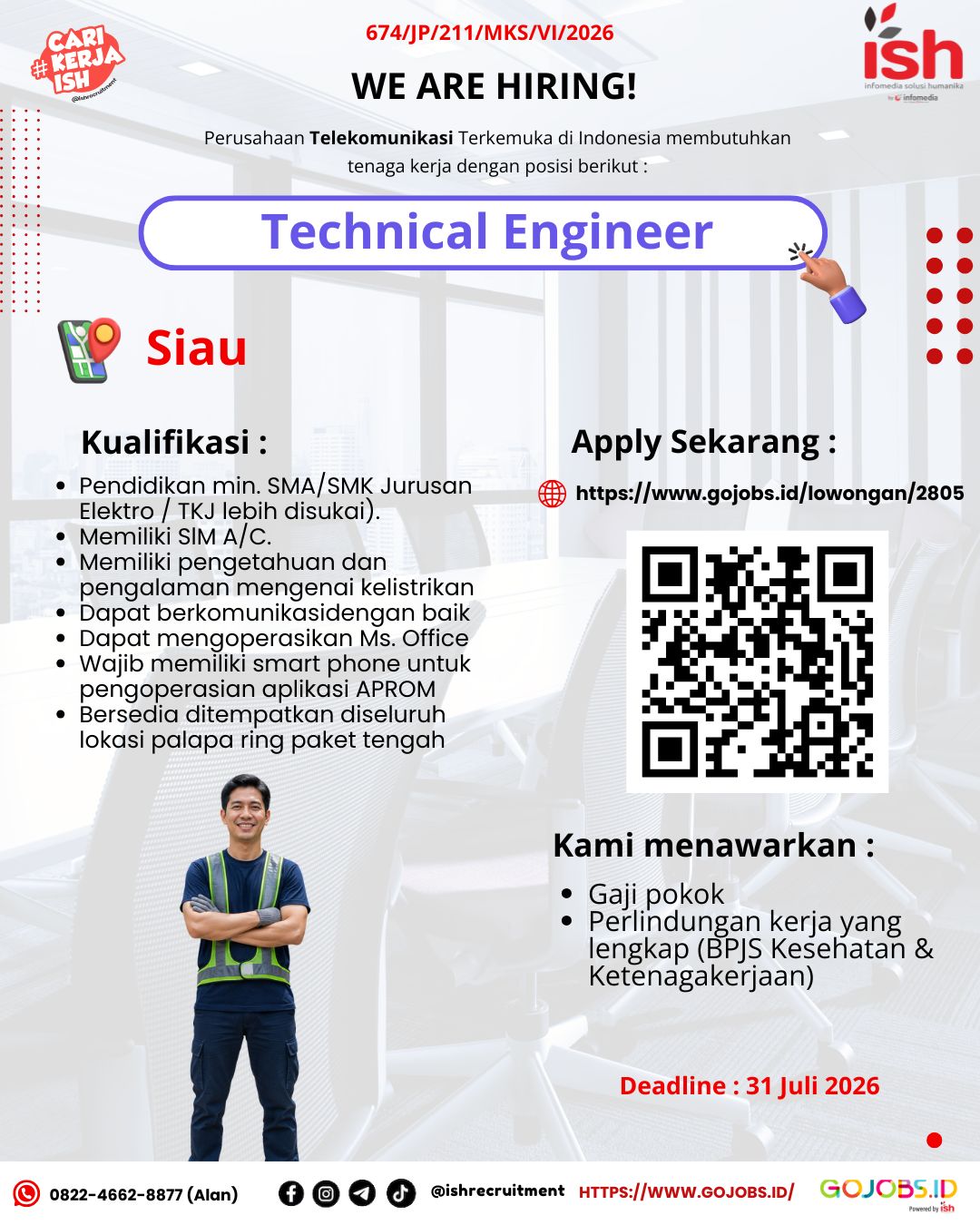 Technical Engineer - Siau