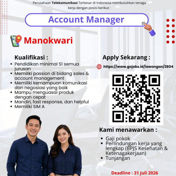 Account Manager - Manokwari