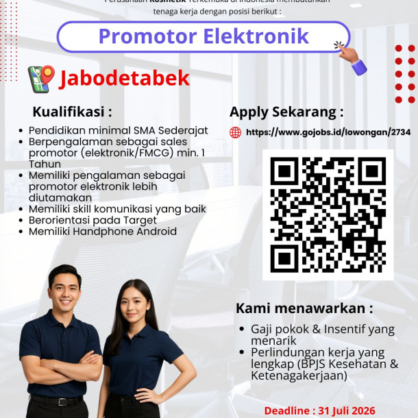 Promotor Elektronik - Jabodetabek