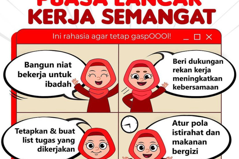 Rahasia Puasa Lancar dan Kerja Semangat