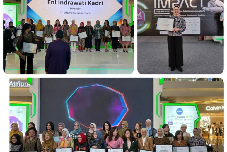  Direktur PT Infomedia Solusi Humanika Raih Penghargaan DEWI BUMN 2024