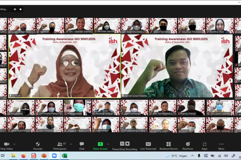 PT Infomedia Solusi Humanika (ISH) mengadakan training awareness ISO 9001:2015