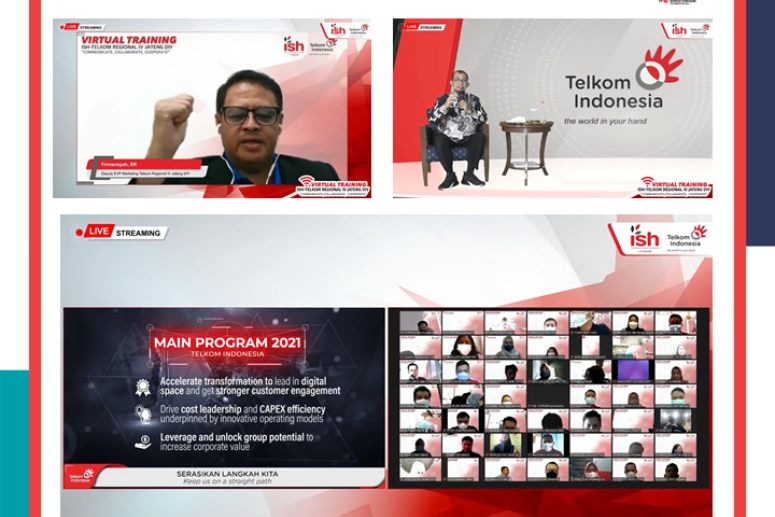 Virtual Training ISH - Telkom Regional IV dengan Tema 